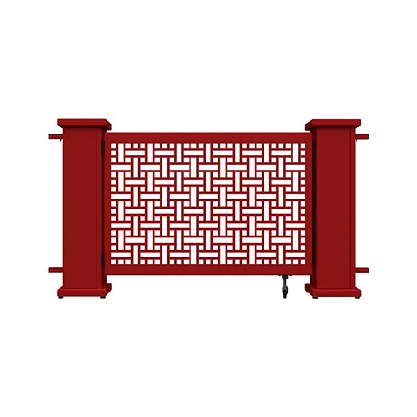 Square Weave Straight Planter Stands Gate Set - SelectSpace Partitions - GS102