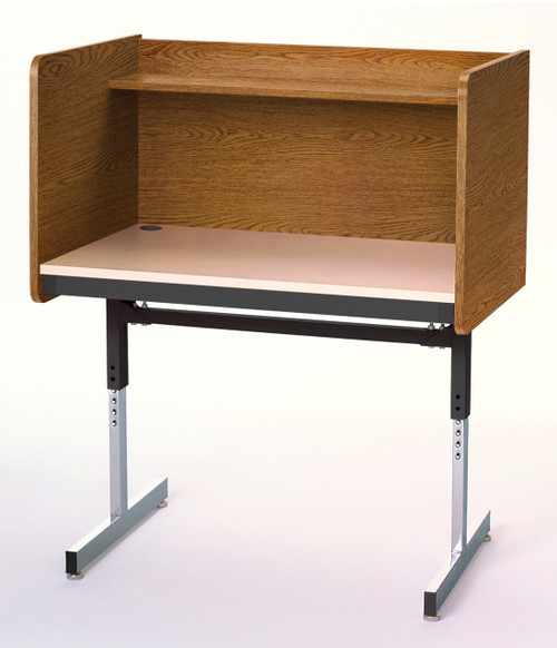 LC36 Study Computer Carrel Base l Affordable Study Carrels & Ironwood ...