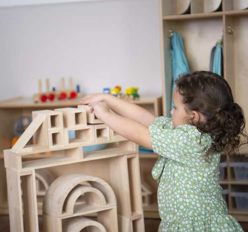 Hollow Block and Arch Set- Wood Designs  Hollow Block and Arch Set- Wood Designs