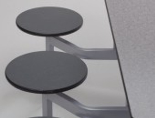 Folding Cafeteria Table - Columbia TB-CF **Stool Seating Example**