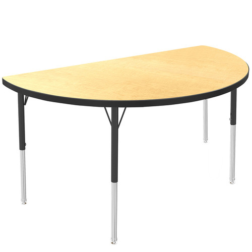 Half Round Activity Table with High Pressure Laminate Top - Scholar Craft FS949HR48-2140 Half Round Activity Table with High Pressure Laminate Top - Scholar Craft FS949HR48-2140