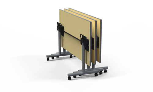 Flip and Nest Training Table with Dry Erase Melamine Top - Marco