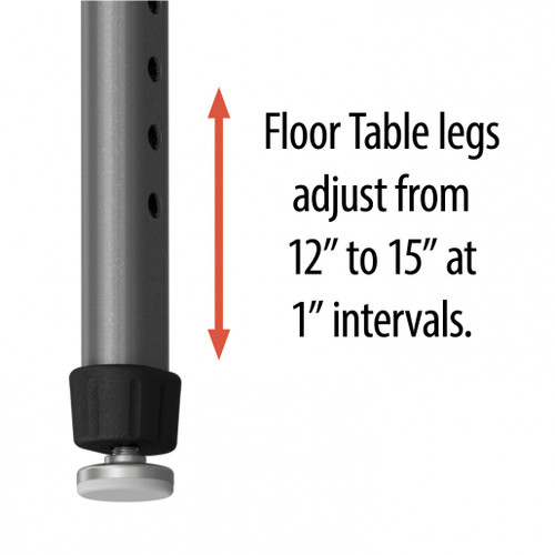 Apex Series Floor Table Leg Information
 Apex Series Floor Table Leg Information