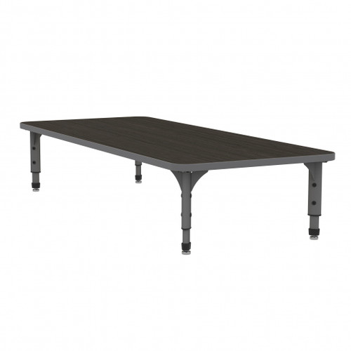 Apex Rectangle Adjustable Height Floor Table with Light Duty Melamine Top - Marco Apex Rectangle Adjustable Height Floor Table with Light Duty Melamine Top - Marco