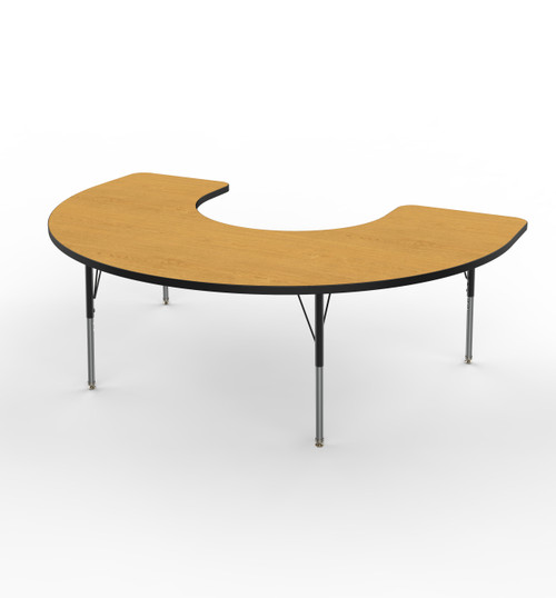 MG2200 Series Horseshoe Adjustable Height Activity Table with Light Duty Melamine Top - Marco
