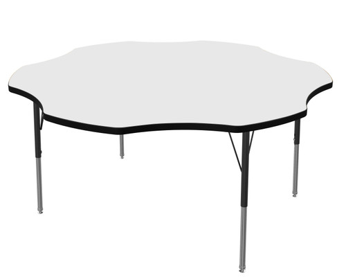 MG2200 Series Flower Adjustable Height Activity Table with Dry Erase Melamine Top - Marco MG2208