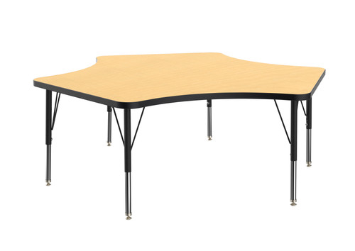 MG2200 Series Delta Adjustable Height Activity Table with Light Duty Melamine Top - Marco MG2251