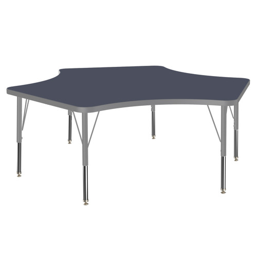 MG2200 Series Delta Adjustable Height Activity Table with Dry Erase Melamine Top - Marco MG2251