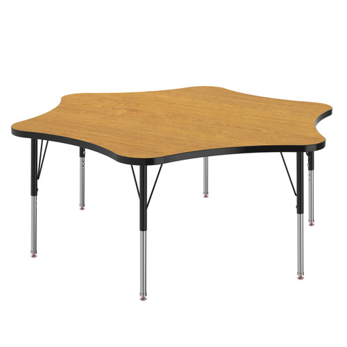 MG2200 Series 6 Star Adjustable Height Activity Table with Light Duty Melamine Top - Marco MG2282