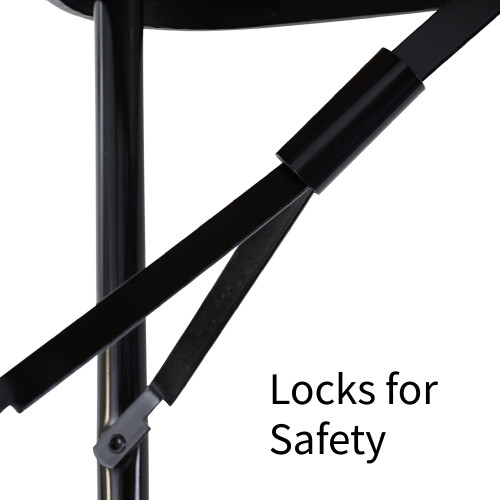 High Intensity Color Rectangular Deluxe High Pressure Adjustable Height Folding Table - Correll