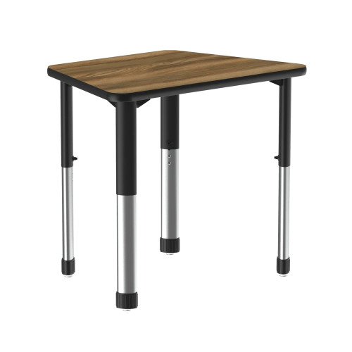 Trapezoid Collaborative Desk with Deluxe High Pressure Laminate Top - Correll AD2333-TRP