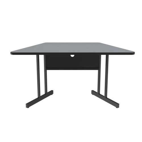 Trapezoid Desk Height Thermal Fused Laminate Work Station and Student Desk- Correll WS3060TFTR Trapezoid Desk Height Thermal Fused Laminate Work Station and Student Desk- Correll WS3060TFTR