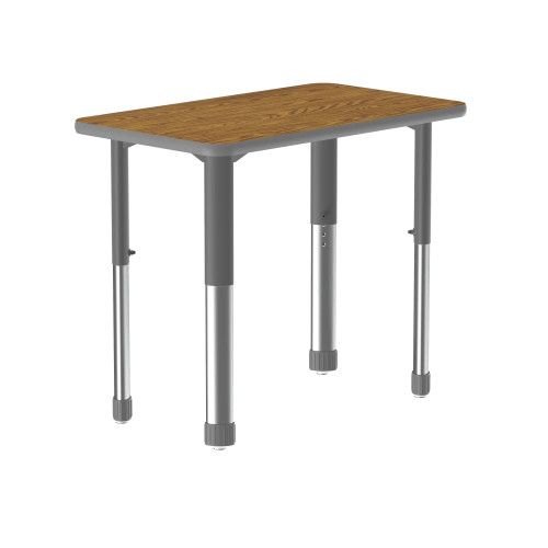 Rectangle Collaborative Desk with Thermal Fused Laminate Top - Correll AD3420TF-REC