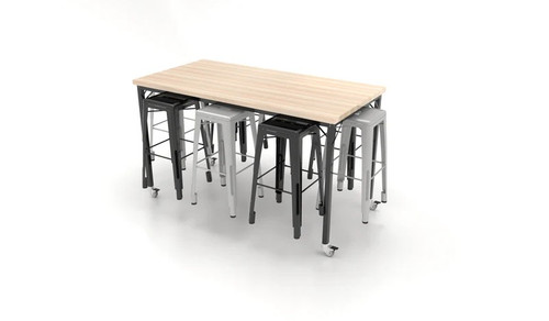 Brainstorm Workbench with Butcher Block Top - CEF