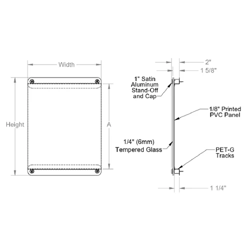 Ghent Slide Changeable Healthcare Glassboard