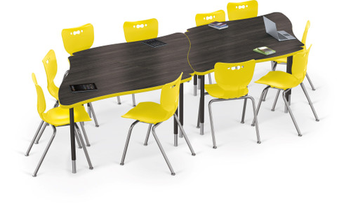 Creator Triangle Table and Hierarchy Chair Bundle - MooreCo Creator Triangle Table and Hierarchy Chair Bundle - MooreCo