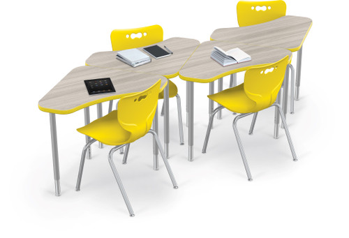Boomerang Desk and Hierarchy Chair Bundle - MooreCo Boomerang Desk and Hierarchy Chair Bundle - MooreCo