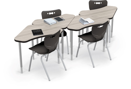 Boomerang Desk and Hierarchy Chair Bundle - MooreCo Boomerang Desk and Hierarchy Chair Bundle - MooreCo
