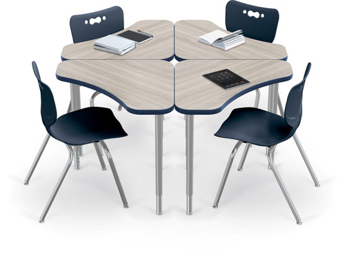Boomerang Desk and Hierarchy Chair Bundle - MooreCo Boomerang Desk and Hierarchy Chair Bundle - MooreCo