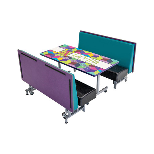 Mobile Folding Booth Seating and Table Mobile Folding Booth Seating and Table