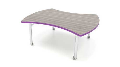 ESTO Hourglass Table with High Pressure Laminate on Baltic Birch - CEF ESTO Hourglass Table with High Pressure Laminate on Baltic Birch - CEF