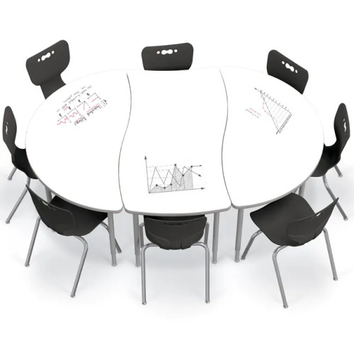 Hierarchy Creator Dry Erase Conference Table and Hierarchy Chair Bundle - MooreCo
