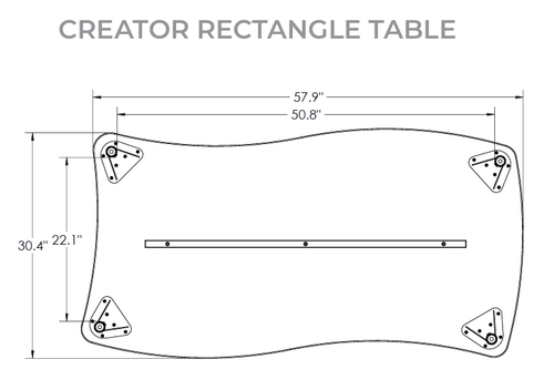 Hierarchy Creator Dry Erase Conference Table - MooreCo