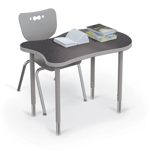 Hierarchy Fender Desk and Hierarchy Chair - MooreCo