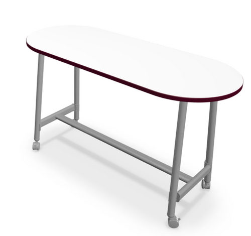 Akt Dry Erase Racetrack Table - MooreCo