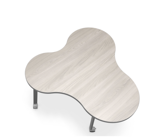 Akt Amoeba Table - MooreCo SD-AQ29 w/Optional Casters Akt Amoeba Table - MooreCo SD-AQ29 w/Optional Casters