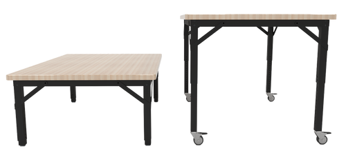 Brainstorm FLEX Adjustable Height Butcher Block Top Workbench - CEF Brainstorm FLEX Adjustable Height Butcher Block Top Workbench - CEF