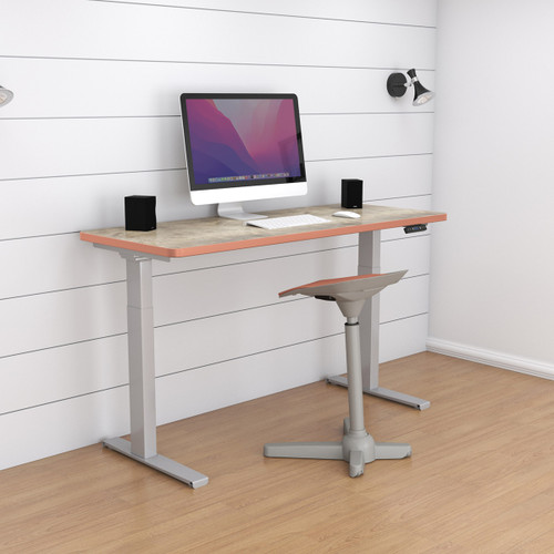 Elate Electric Sit to Stand Desk and Perch Stool Bundle - MooreCo Elate Electric Sit to Stand Desk and Perch Stool Bundle - MooreCo