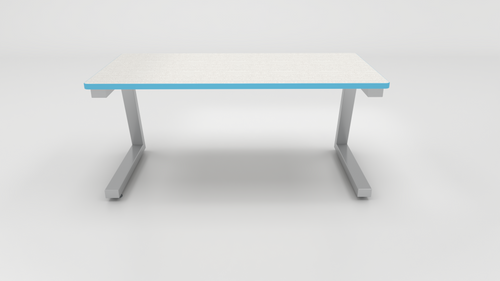 ESTO Two Student Team Table with High Pressure Laminate and T-Mold - CEF  ESTO Two Student Team Table with High Pressure Laminate and T-Mold - CEF