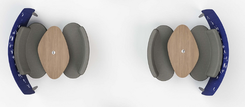 Flowform Learn Lounge Double Seat - Smith System 55011 Flowform Learn Lounge Double Seat - Smith System 55011