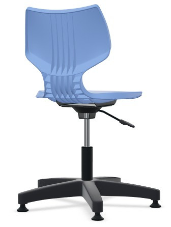 Flavors Adjustable Height Chair with Glides - Smith System 11841# Blueberry **Extended lead time color