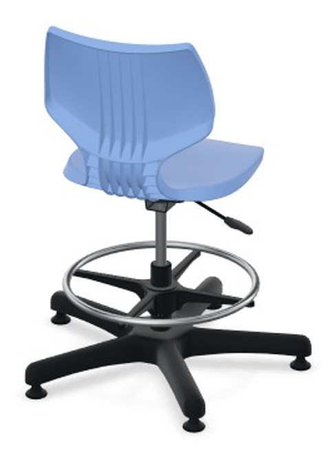 Flavors Adjustable Height Stool with Glides - Smith System Blueberry **Extended lead time color  Flavors Adjustable Height Stool with Glides - Smith System Blueberry **Extended lead time color