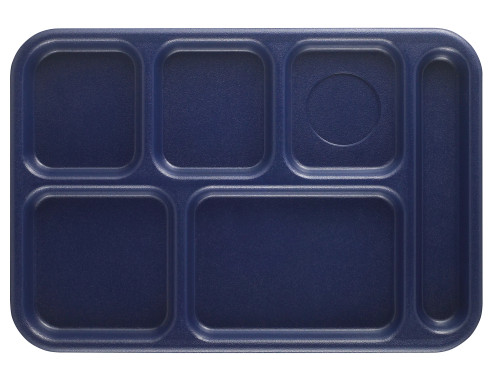 Budget School Compartments Tray Pack of 24, Navy Blue - Cambro Budget School Compartments Tray Pack of 24, Navy Blue - Cambro