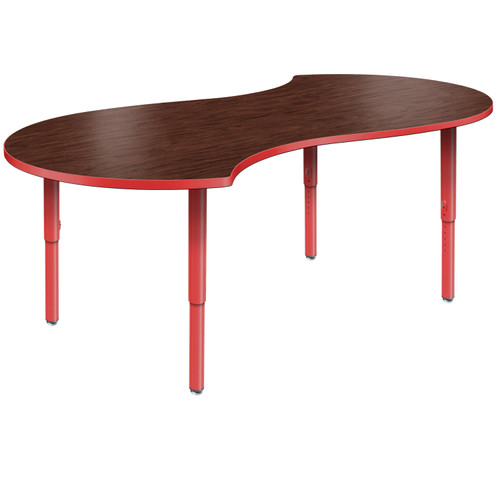 Velocity Doodle Shaped Activity Table with Adjustable Height - Allied USA VEL4272DD