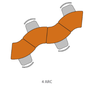 Engage Arc Markerboard Table - Russwood
Shown in group (product only includes one table)