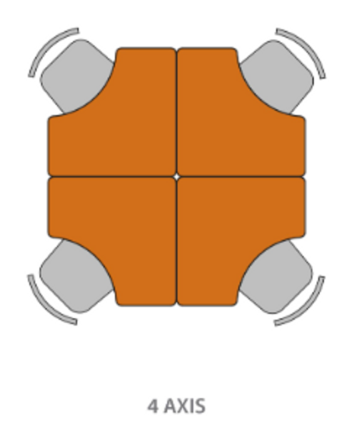Engage Axis Markerboard Table - Russwood
