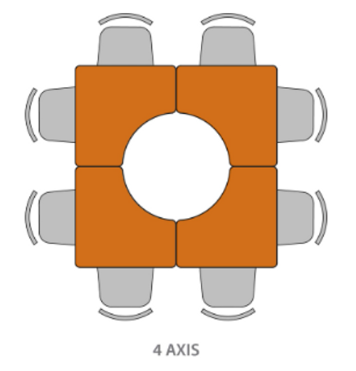 Engage Axis Markerboard Table - Russwood