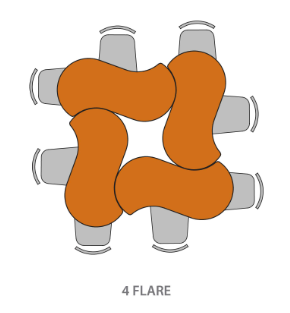 Engage Flare Markerboard Table - Russwood
Shown in group (tables sold separately)