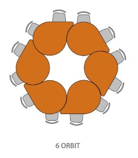 Engage Orbit Markerboard Table - Russwood
Shown in group (tables sold separately)