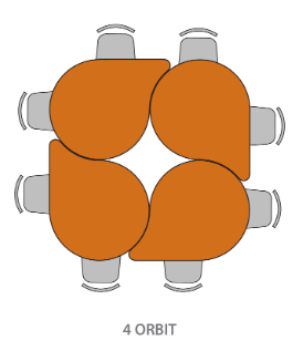 Engage Orbit Markerboard Table - Russwood
Shown in group (tables sold separately)
