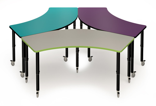 Engage Wave Markerboard Table - Russwood Engage Wave Markerboard Table - Russwood