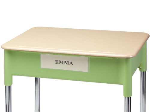 Capella Open Front Desk with Plastic Book Box - Columbia DK-CAP-RECT-1824-AM