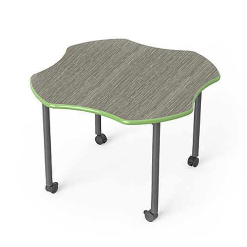 Elemental Clover Activity Table, One Table with Casters - Smith System Elemental Clover Activity Table, One Table with Casters - Smith System