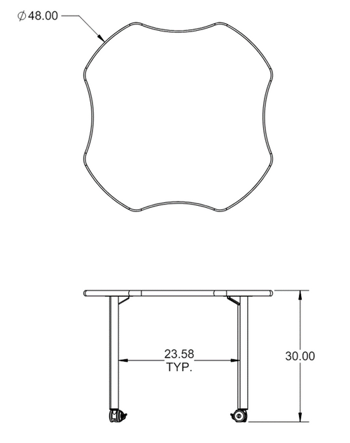 Elemental Clover Activity Table Exact Measurements - Smith System Elemental Clover Activity Table Exact Measurements - Smith System