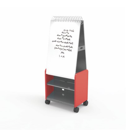Cascade Spiral Noteboard w/ Shelves - Smith System