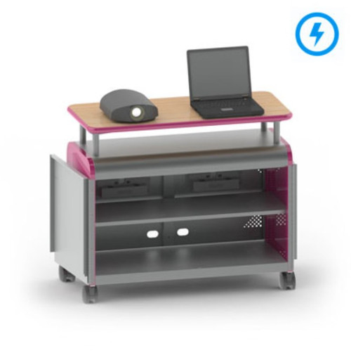 Cascade Mega-Case AV Presentation Cart - Smith System
**Accessories not included**